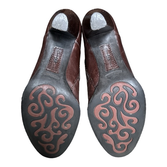 Born Crown Womens Kit Boots Dark Brown Leather Women’s Size 8.5 Fleece Lined - Picture 7 of 8